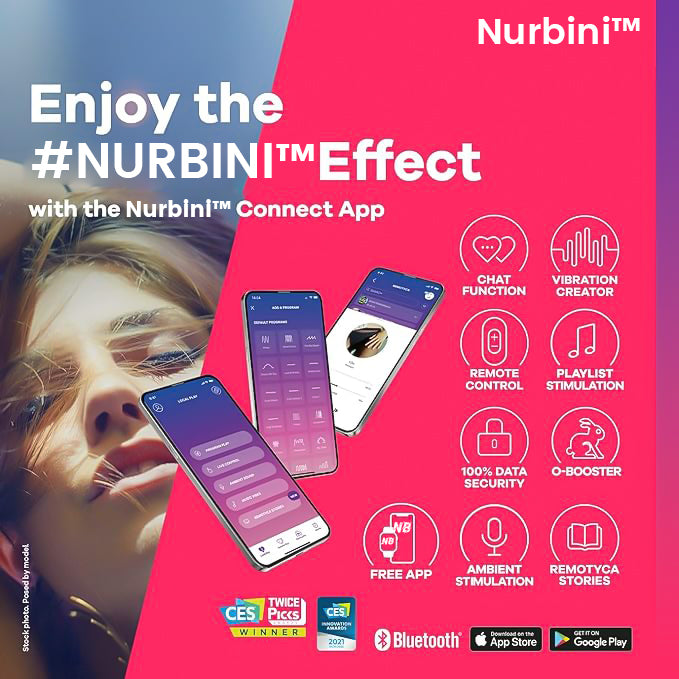 Nurbini™ Pro 2 Generation-Air-Pulse Clitoris Stimulating Vibrator with Liquid-Air Technology